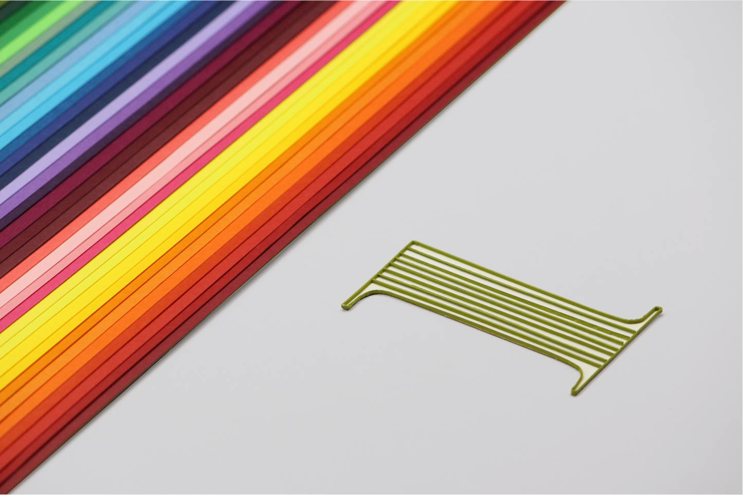 Quilling Strips 1mm 250-300 GSM Edge Quilling Strips