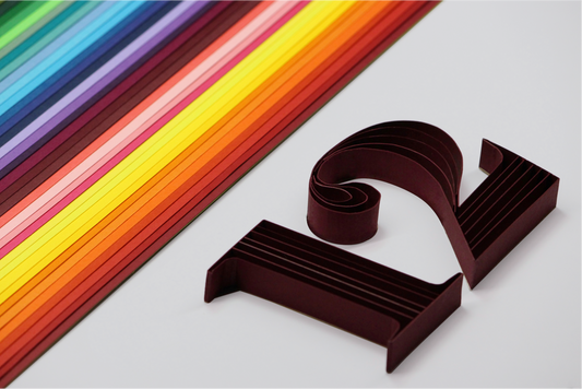 Quilling Strips 12mm 250-300 GSM Edge Quilling Strips