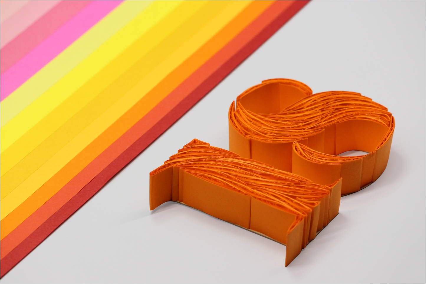 Quilling Strips 18mm 90-120 GSM 3D & 2D Quilling Strips