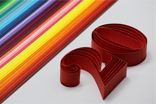 Quilling Strips 20mm 250-300 GSM Edge Quilling Strips