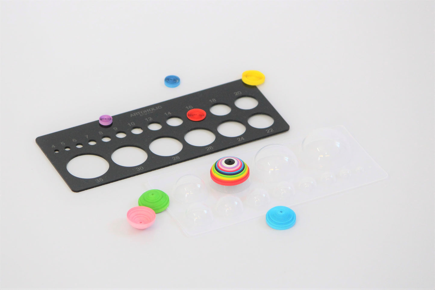 Quilling mould for 3d quilling board for 2d quilling