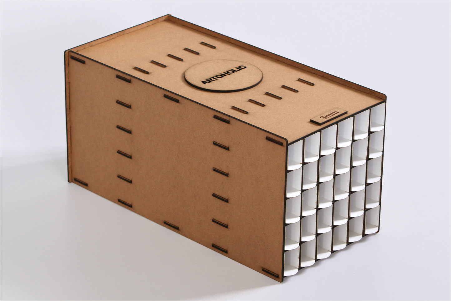 Quilling strips storage idea box 2mm 3mm 5mm 7mm 10mm multicolor strips MDF DIY kit