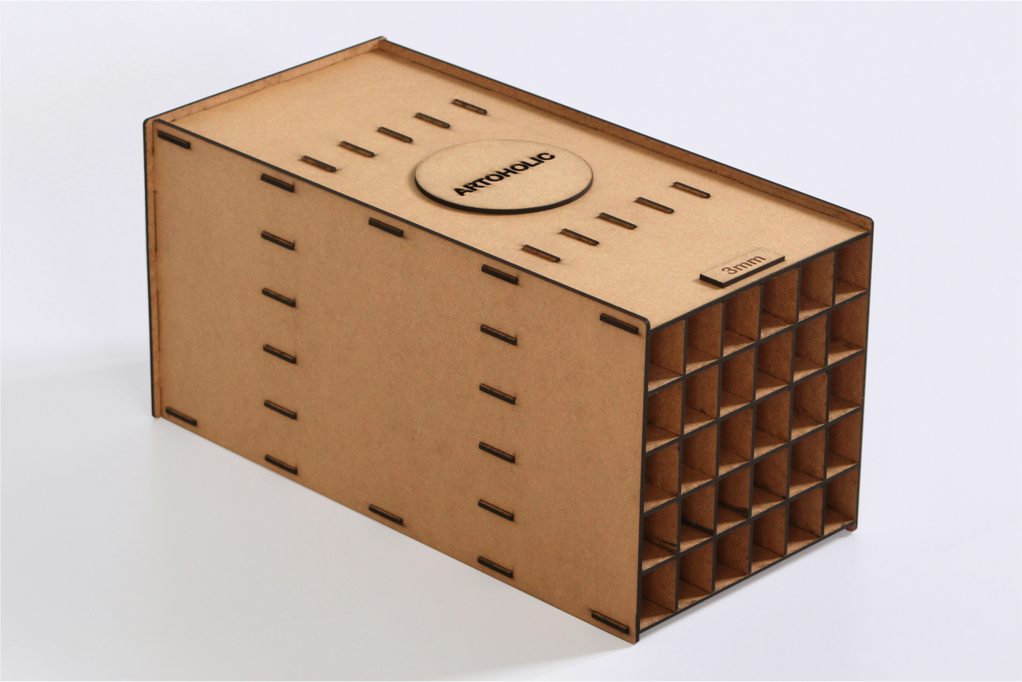 Quilling strips storage idea box 2mm 3mm 5mm 7mm 10mm multicolor strips MDF DIY kit