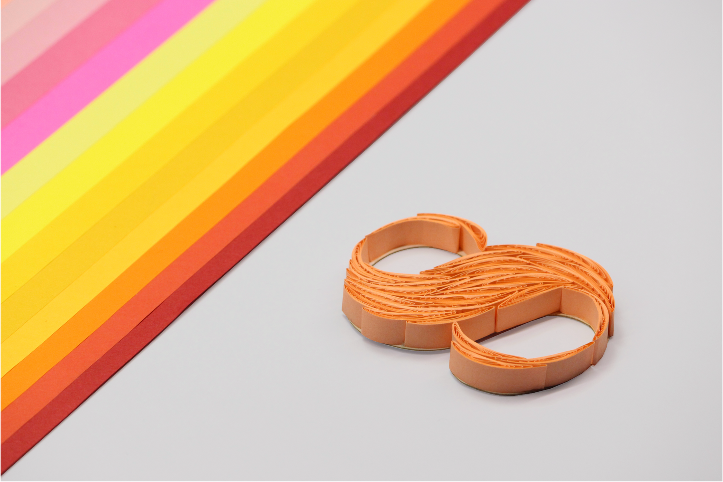 Quilling Strips 8mm 90-120 GSM 3D & 2D Quilling Strips