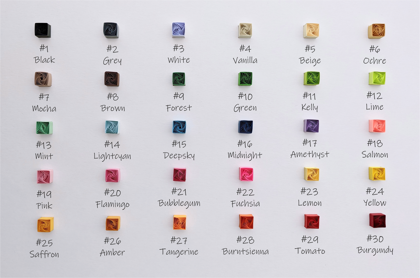 Quilling Strips 6mm 90-120 GSM 3D & 2D Quilling Strips