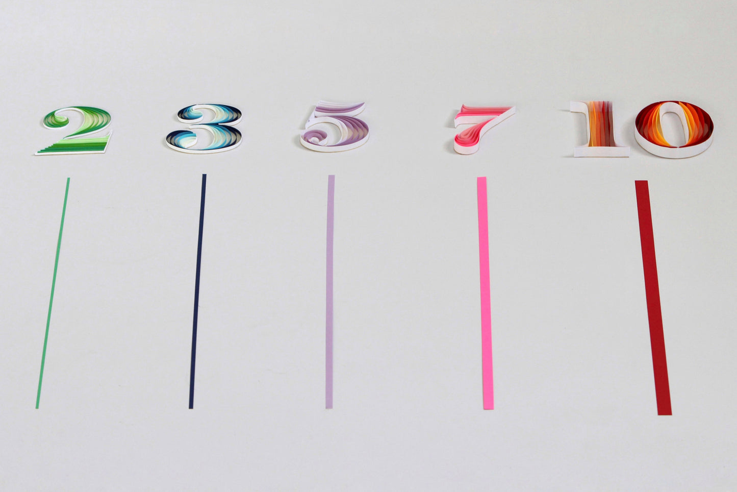 Quilling strips 2mm 3mm 5mm 7mm 10mm multicolor