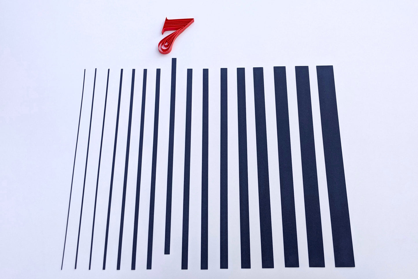 Quilling Strips 7mm 250-300 GSM Edge Quilling Strips