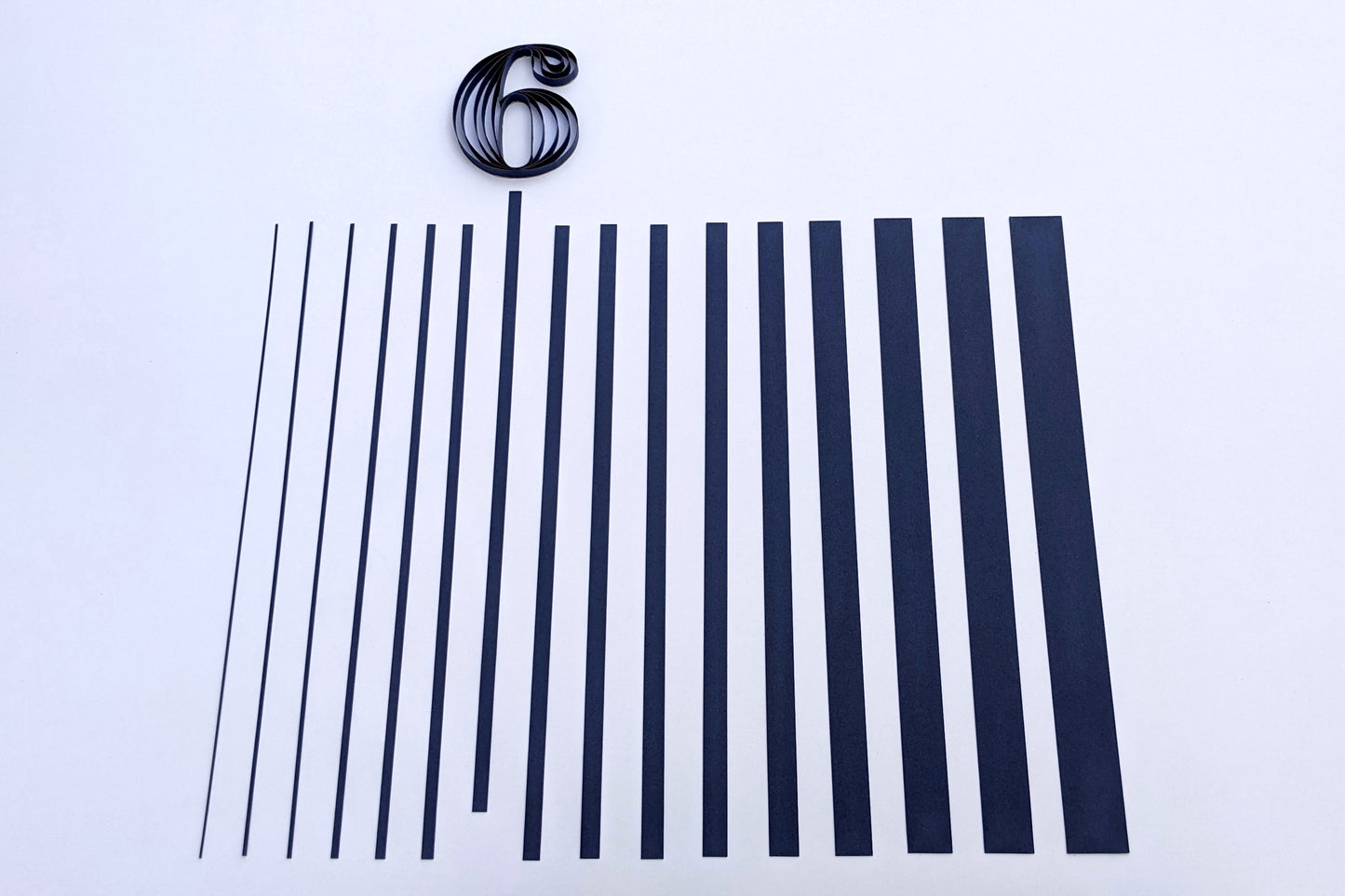 Quilling Strips 6mm 250-300 GSM Edge Quilling Strips