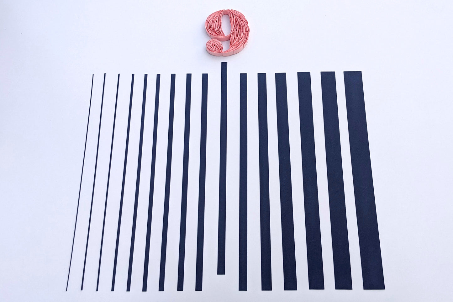 Quilling Strips 9mm 90-120 GSM 3D & 2D Quilling Strips