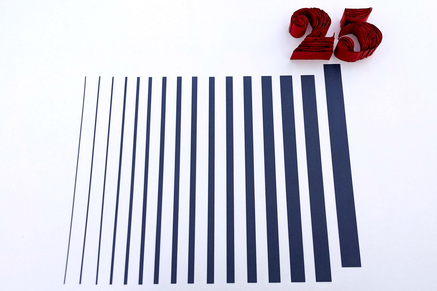 Quilling Strips 25mm 90-120 GSM 3D & 2D Quilling Strips