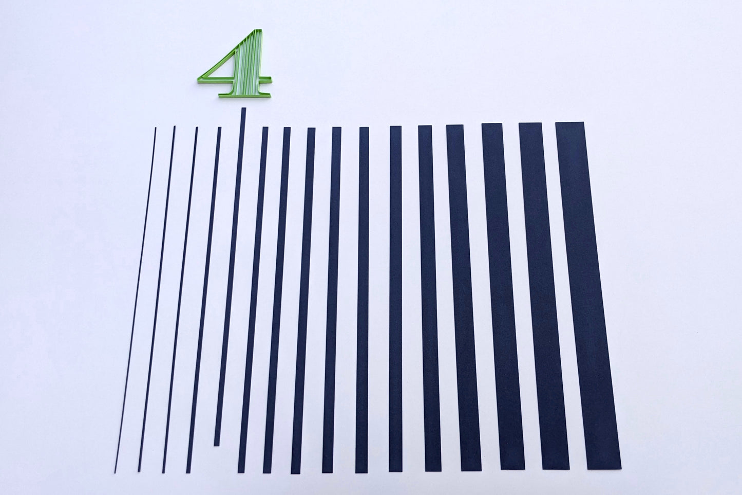 Quilling Strips 4mm 250-300 GSM Edge Quilling Strips