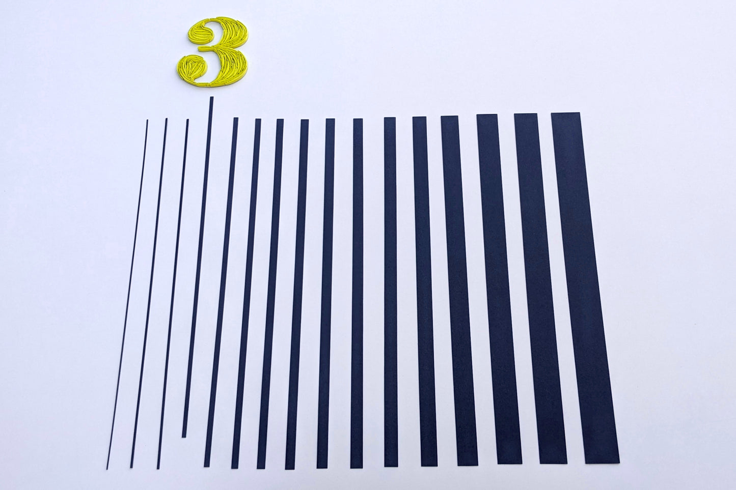 Quilling Strips 3mm 90-120 GSM 3D & 2D Quilling Strips