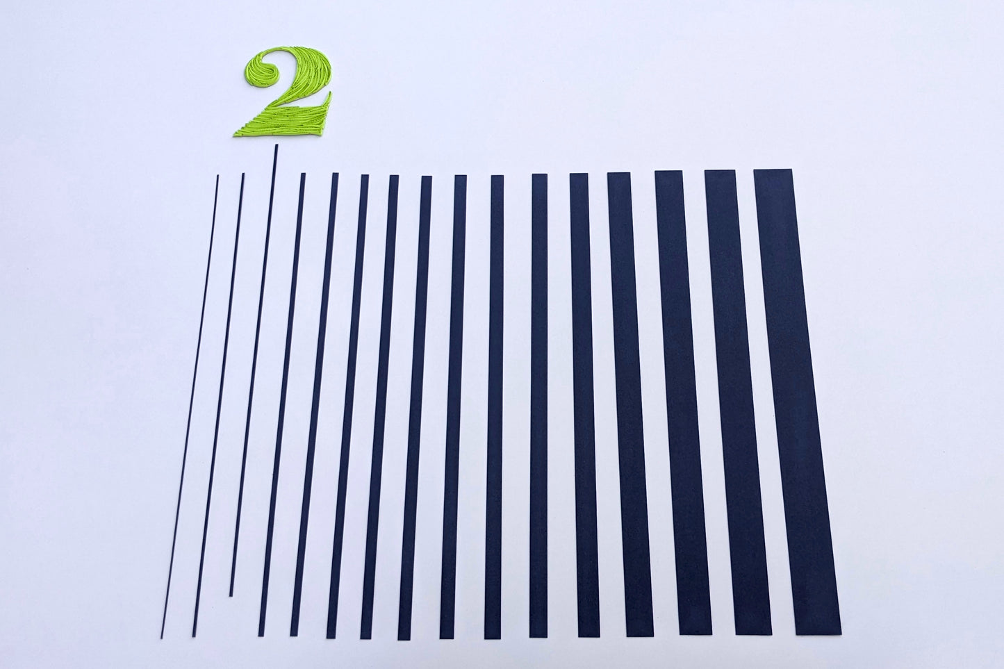 Quilling Strips 2mm 90-120 GSM 3D & 2D Quilling Strips