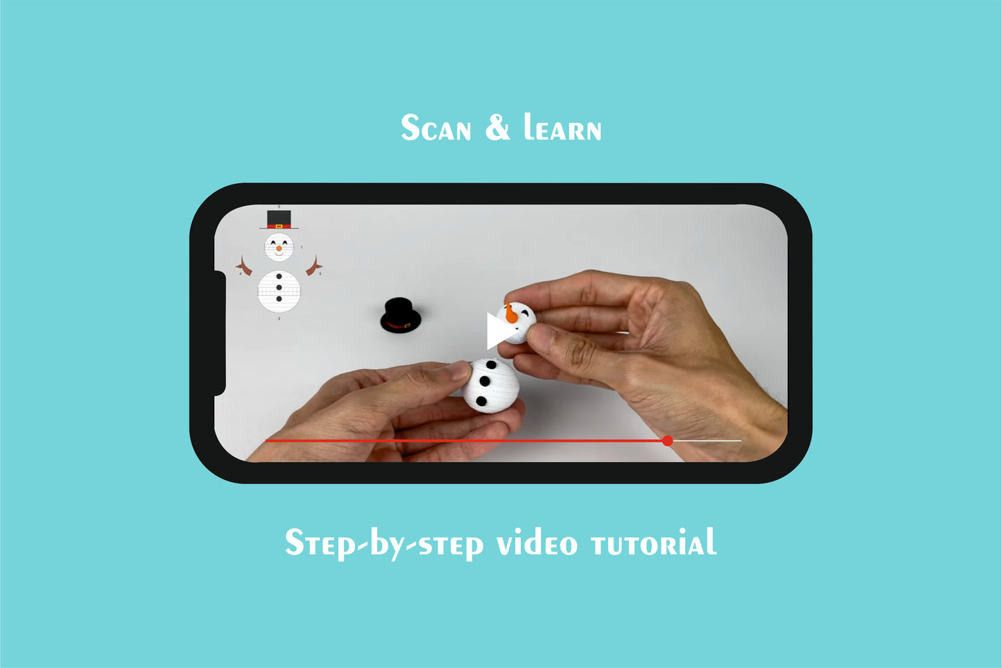 Frosty The Snowman 3D Quilling DIY Kit