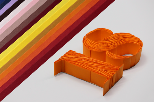 18mm Arto Single Color Quilling Strips | PREMIUM 120 GSM