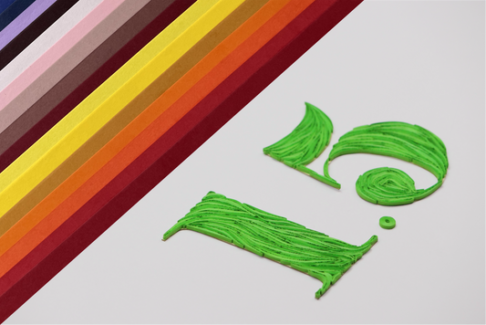 1.5mm Arto Single Color Quilling Strips | PREMIUM 120 GSM