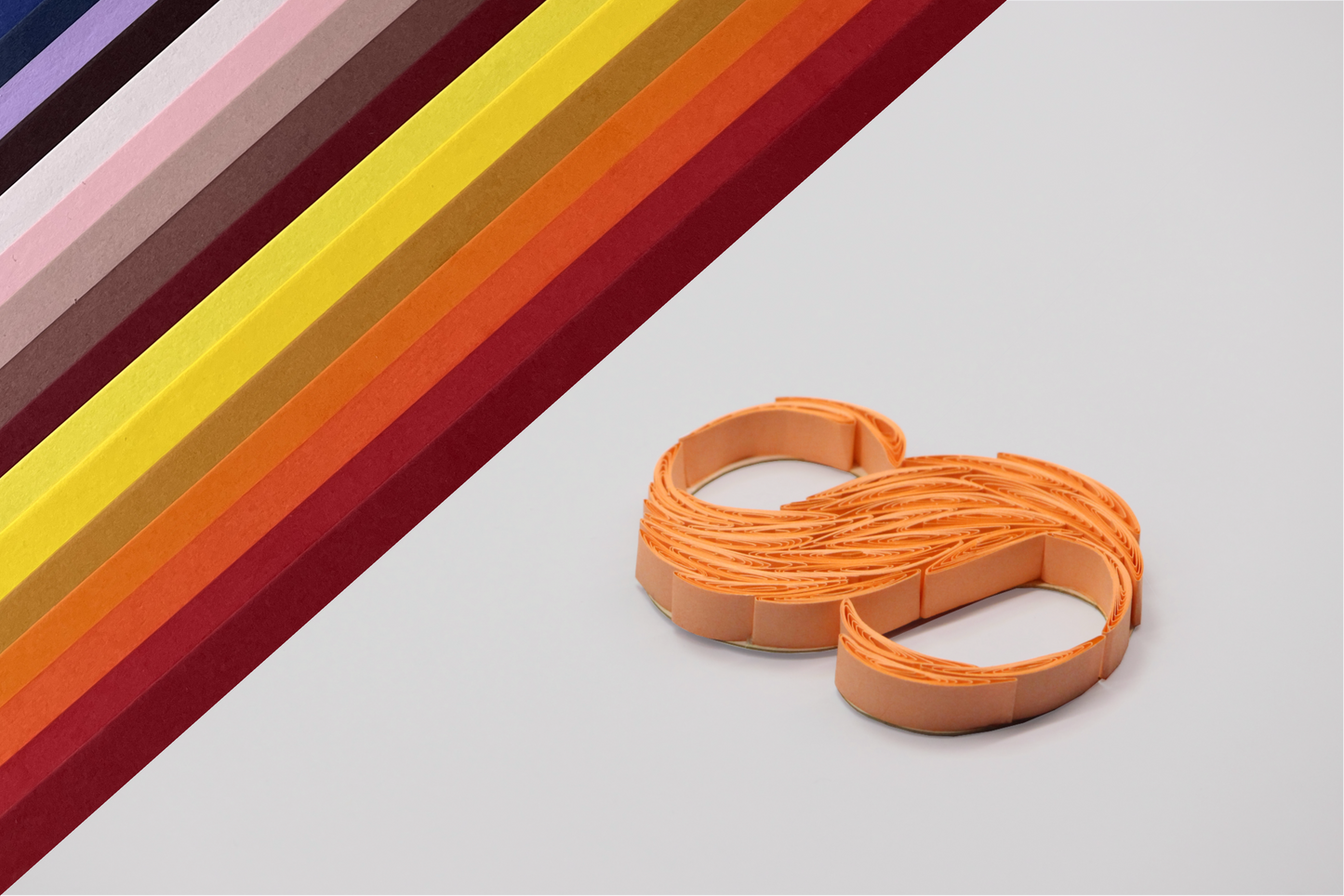 8mm Arto Single Color Quilling Strips | PREMIUM 120 GSM