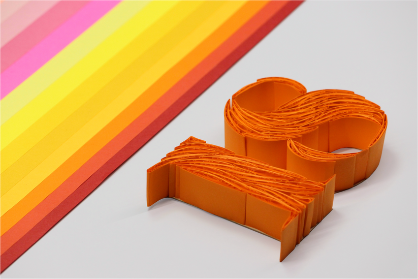 18mm Arto Single Color Quilling Strips 90120 GSM Artoholic