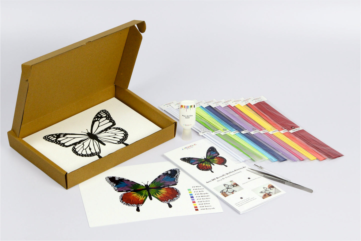 Arto DIY Butterfly Quilling Painting Kit