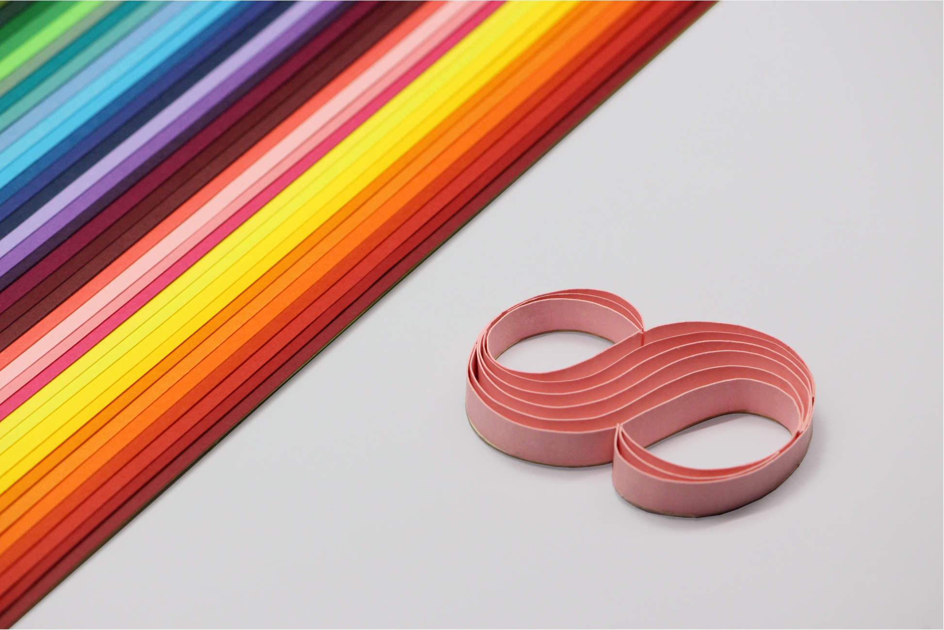 Quilling Strips 8mm 250-300 GSM Edge Quilling Strips